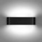 Lightess LED Wandleuchte Innen Schwarz Wandlampe Modern Up Down Licht Wandbeleuchtung Kaltweiß 6000K Treppenhuas Beleuchtung 16W IP44 Flrulampen für Wohnzimmer Schlafzimmer Flur, aus Aluminium