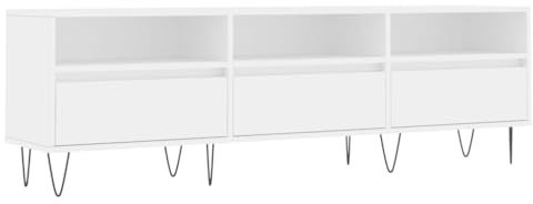 vidaXL TV-Schrank Weiß 150x30x44,5 cm Holzwerkstoff