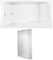 Jacob Delafon Baignoire Bain Douche Malice antidérapante + Pare Bain 160 x 85, Version Gauche
