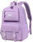 RAVUO Kinderrucksack Mädchen, Schulrucksack Wasserdicht Grundschule 15,6 Zoll Laptop Rucksack Damen Backpack Bookbag für Schule Lila