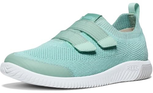 KEEN Unisex-Child KNX Knit DS Sneakers, Granite Green/Lichen, 35