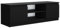 MebLocker TV-Schrank TV Lowboard Board 120cm Hängeboard, TV-Schrank Lowboard Schrank Wohnwand für Wohnzimmer Fernsehtisch Tv möbel modern Design (Schwarz)