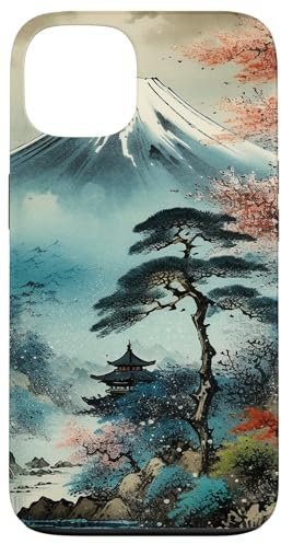 Mount Fuji Japanese Art Graphic Case for iPhone 13