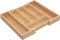 DAMDAM GO - Cubertero Cajon, Organizador de Cubiertos, Cubertero Mandera Bambu 6 Compartimentos - Extensible