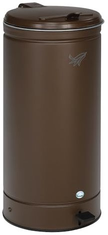 VAR | Großvolumiger Abfallsammler | Volumen 66 l | HxBxT 850 x 385 x 405 mm | braun