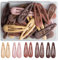 30 Stück Haarspangen Mädchen, 4.8cm Kinderhaarspange Haarspange Hair Clip mit Box Snap Haarspangen für Mädchen Kinder