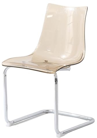 Esszimmerstühle aus Acryl mit Rückenlehnen, einfache und transparente Stühle für Haushalts-Internet-Prominente, Esstische und mehr
