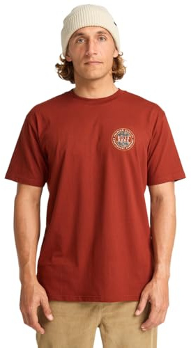 Billabong Short-Sleeved T-Shirt Rotor Fill SS Men's Red XXL