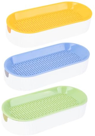 GRIRIW 3pcs Soilless Cat Grass Planter Hydroponic Plant Pet Friendly Grass Basin