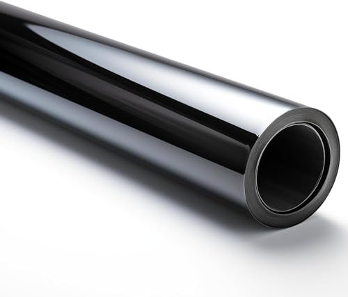 Tönungsfolie Auto BLACKGLASS IX® Fensterfolie in Profi-Qualität - Tönungsfolie für Autos, Vans & andere Fahrzeuge (5% VLT, 6m x 65cm, 2 Lagen, Limo Black Tint)