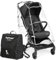 Peg Perego Leichter Buggy Volo mit Regenschutz, Handgepäckgröße, Flugzeuggeeignet, Kompakt, Ab Geburt bis 22 kg, Reisetasche Inklusive, True Black