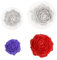 TEUYOE 3 Pieces 3D Large and Small Peonies, Carnations, Roses, Flower Moulds Silicone, Silicone Candle Moulds, Making Chocolate Baking Molds for Birthday Anniversary (2 Peony)