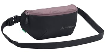 VAUDE WegaMove Hüfttasche, wasserabweisend – Black/purple | Hüfttasche mit Diebstahlschutz – Bauchtasche für Damen und Herren – 2L Volumen – wasserabweisend, ideal für Reisen & Alltag
