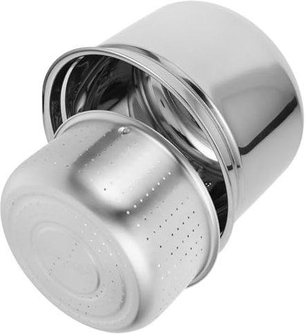 FUNOMOCYA Olla Eléctrica 304 Inoxidable Interior Rejilla para Cocción al Vapor Repuesto para Olla Arrocera y Freidora de Aire 1 Juego para Cocción Saludable
