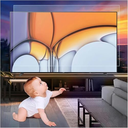 32-75 Zoll Matter, blendfreier TV-Displayschutz/Anti-Blaulicht-Film Macht das Licht weich und lindert die Augenbelastung für LCD, LED und QLED 4K HDTV, 58 Zoll 1269 x 721 mm,75in 1645 X 930mm