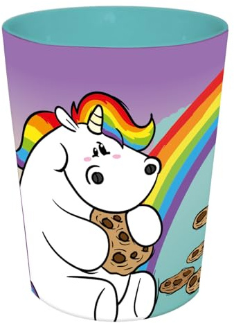 Kaffeebecher Pummeleinhorn Flauschig 280ml | Kaffee | Tee | Kakao| Becher | Tasse | Keramikbecher | Geschenk | Geburtstag | Weihnachten | Regenbogen | Keramik | Mikrowellen- & Spülmaschinenfest