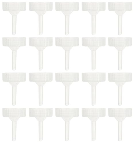 CLISPEED Shrimp Incubator Bottle Caps Aquarium Lid 20 Pcs for Brine Shrimp Hatching, White Convenient to Use and Easy to Clean, Suitable for Coke Bottles and Aquarium