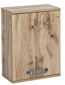 Schildmeyer Milan Hängeschrank 134884, Eiche Landhaus Dekor, 40.3 x 20 x 54.5 cm