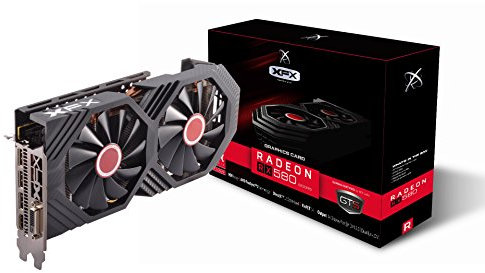 XFX Radeon RX 580 GTS XXX Edition OC 8 GB GDDR5 3xDP/HDMI/DVI-D Graphics Card - Black