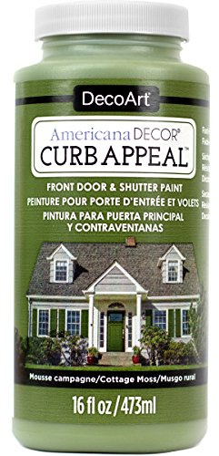 DecoArt Americana Curb Appeal Paint, Cottage Moss, 15.74 x 6.98 x 6.98 cm