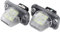 VIGORFLYRUN PARTS LTD 2pcs Car LED License Number Plate Light For T4 Transporter 1990-2003 Passat B5 Limousine Caddy Jetta Syncro, 18 LED Canbus 12V Error Free White Lamp