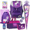Einhorn - Ylvi and the Minimoomis -Unicorn- Leicht-Schulranzen Set 11tlg. mit FEDERMAPPE, Sporttasche, HAUSAUFGABENHEFT und SCHULTÜTE - Heftbox und Trinkflasche GRATIS dazu!