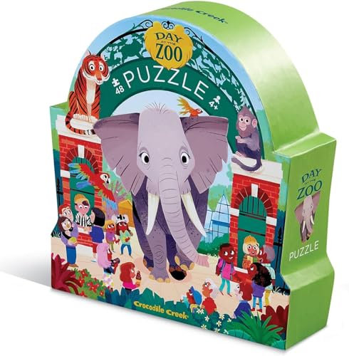Crocodile Creek Puzzle 48-teilig Tag im Museum Le Zoo