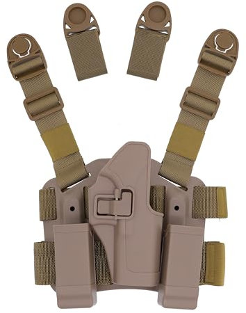 Beinholster Airsoft Pistole Jagd Pistolenholster Gl0ck Serie 17 19 22 23 31 32 Rechtshänder Drop