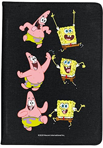 Personalaizer Funda para Tablet 10 - Bob Esponja y Patricio 3 Poses