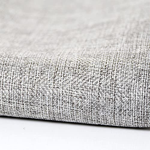 Flushbay Lautsprecher-Grilltuch, Leinenstoff, Schutzstoff, staubdicht, Netzstoff, Stereo-Stoff, für Heim-Lautsprecher, Medienschrank, Bühnen-Lautsprecher, KTV-Boxen, , 40 x 140 cm (hellgrau)