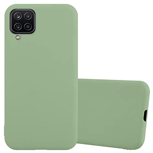 Cadorabo Hülle kompatibel mit Samsung Galaxy A12 / M12 Schutzhülle TPU Silikon Case Candy Design Slim Kratzfest Weiche Gummi mit Rundumschutz Case Hülle für Galaxy A12 / M12 in Grün