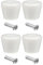 ABOOFAN 1 Set Rollschuh-Stopper, PU, doppelreihig, für Rollschuhe, Gummi, Rollschuhe, Zehenstopper, Stopfen mit Schrauben, weiß