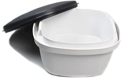 TUPPERWARE Iso Tup Multi Services 2,25 L noir et blanc 38796