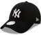 New Era New York Yankees Cap Towelling Basecap im Frottee-Design schwarz NY Baseball verstellbar Damen Mädchen - One-Size