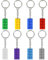 8 Pièces Porte-clés en Brique Porte-clés de Construction Pendentif Cadeaux De Décoration Bleu Clair, Gris Clair, Jaune, Bleu, Vert, Rouge, Blanc, Violet