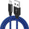 BIBTIM Micro USB Ladekabel 1M 2M 3M, USB 2.0 A-Stecker auf Micro Kabel, Micro USB Android Ladekabel Schnellladekabel 480 Mbps Datenübertragungsgeschwindigkeit