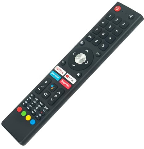 AULCMEET Mando a Distancia Reemplazo Fit for TV PRIME55C14S PRIME32C15GLE PRIME40C15GLE W24CF16CGLE W40CF16CGLE W32CF17CGLE W40CF17CGLE W43CF17CGLE W50CF17CGLE W55CF17CGLE K40DLC16GLE