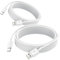 Paquete de 2 cables Carplay de coche para iPhone 15/iPhone 16 15 Pro Max 15 Plus Carplay USB A a USB tipo C, cable USB C iPad 10ª generación, Samsung Galaxy Note 10 S10, LG V30 cable de carga para