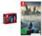 Nintendo Switch-Konsole Neon-Rot/Neon-Blau & Hogwarts Legacy Switch