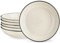 vancasso BONBON Juego de 6 Platos Hondos de Cerámica, 1500 ml Cuencos de Sopa, Platos Sopa, Cuencos Grandes para Pasta, Ramen, Ensalada, apto para Lavavajillas, Microondas y Horno, Vajilla Beige