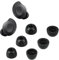 kwmobile 6X Ersatz In Ear Kopfhörer kompatibel mit Samsung Galaxy Buds FE - 3 Größen - Polster Ohrstöpsel In-Ear Ohrhörer - Schwarz