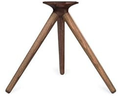 Pieds d'Enceintes Trépied Compact Haut trépieds stabilisés en Bois Massif Support D'enceinte(B)
