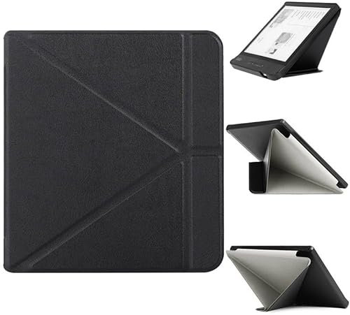 Youngme Étui fin pour Kobo Sage Origami debout léger en cuir PU avec fonction de mise en veille automatique pour Kobo Sage 2021 de 8 (noir)