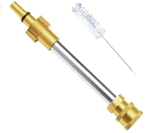 lcyen Accessori per idropulitrice Bosch, adattatore per idropulitrice ad alta pressione con asta di prolunga e spazzola per pistola per rondella Bosch, connettore punte ugello spray da 1/4