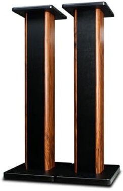 Moubhjd Pieds Enceintes HiFi(80cm) Enceinte Pied denceinte Lot de Support Haut Parleur Pieds Supports for Enceintes Surround Étagère Sol Étagère Son Support Audio en Bois Massif