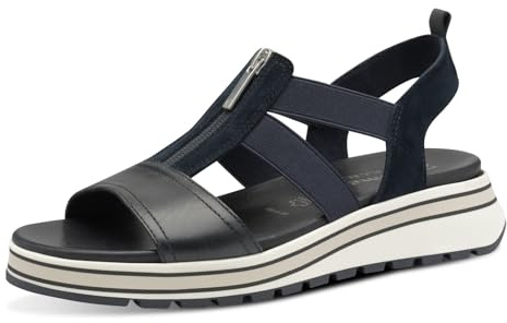 Tamaris Damen Sandaletten, Frauen Sandalen,Wechselfußbett,Comfort Lining
