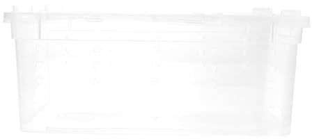 SEWOART Aufzuchtbox Für Insekten Fütterungsbox Beobachtungsbox Für Reptilien Zuchtbox Aus Kunststoff Transparent Atmungsaktiv Leicht Zu Reinigen Für Spinnen Eidechsen Schildkröten