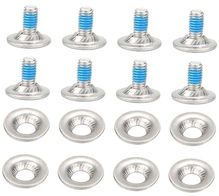 Dickly Snowboard Bindung Schraube Set Feste Ski Zubehör Montage Schrauben Befestigungen Snowboard Teile Edelstahl für Snowboard
