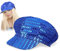 TUONYIS Pailletten Hut Paillettenhut Herren Disco Kostüm 70er 80er Jahre Accessoires Glitzer Partyhüte Kopfbedeckung Unisex für Disco Glitzer Kostümzubehör Kostüm Karneval Mottoparty (Bleu)