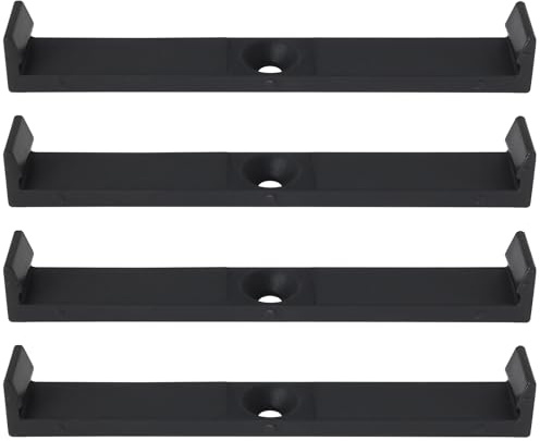 EMSea 4 Stück Auto-Kennzeichenhalter-Clips Druckverschluss Vorne Oder Hinten für Auto Wohnwagen Anhänger 117 Mm X 15 Mm Passend für die Meisten Britischen Standard-Kennzeichenschilder